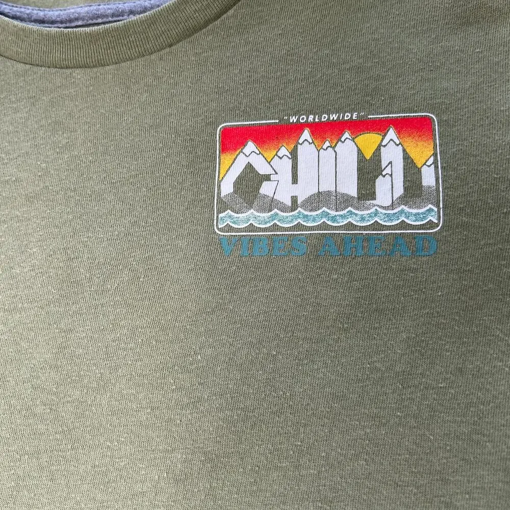 Old Navy Green Chill Tee Large
